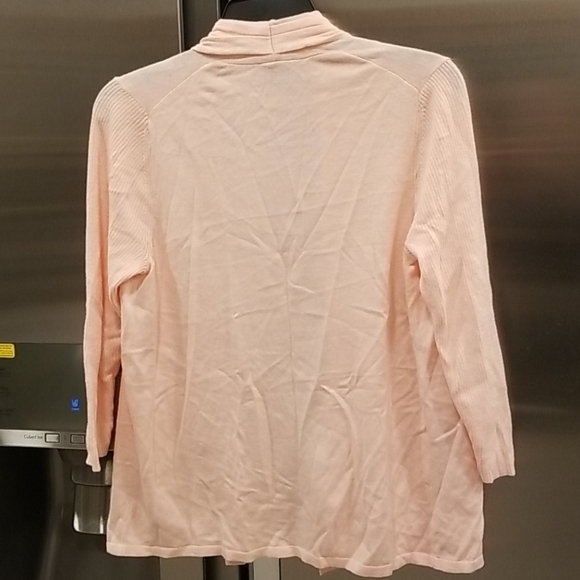 💕ANN TAYLOR💕 Pink Long Sleeve Open Cardigan - Picture 2 of 5